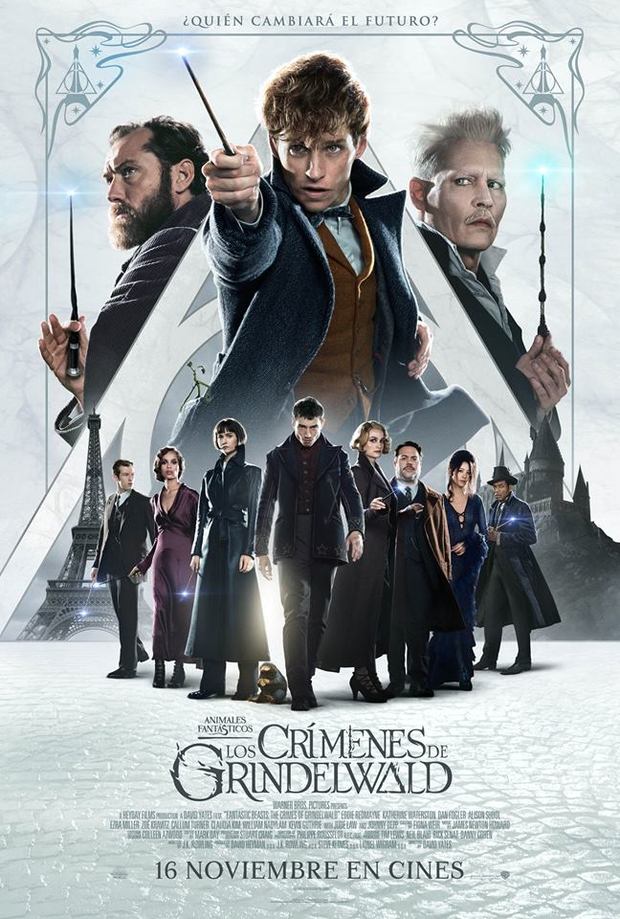 Poster final de "Los crimenes de Grindelwald".