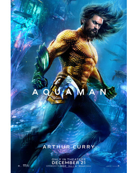 Poster individuales de Aquaman.