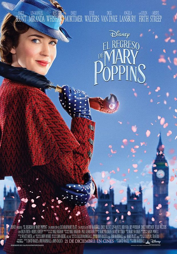 Poster final de "El regreso de Mary Poppins". 