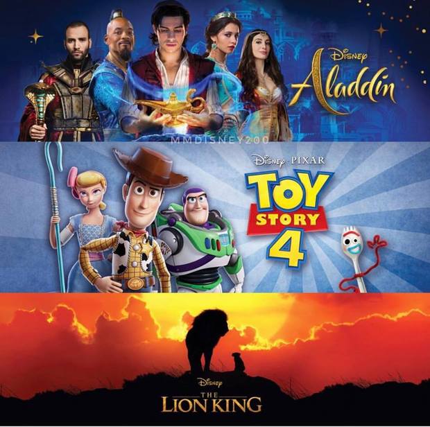 Imagenes promocionales de las proximas pelis de Disney.