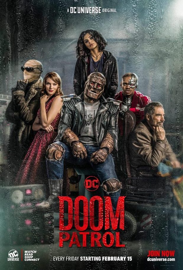 Poster oficial de "Doom Patrol".
