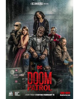 Poster oficial de "Doom Patrol".