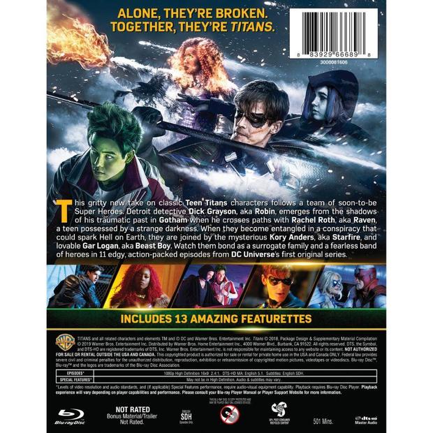 Contraportada de Titans.