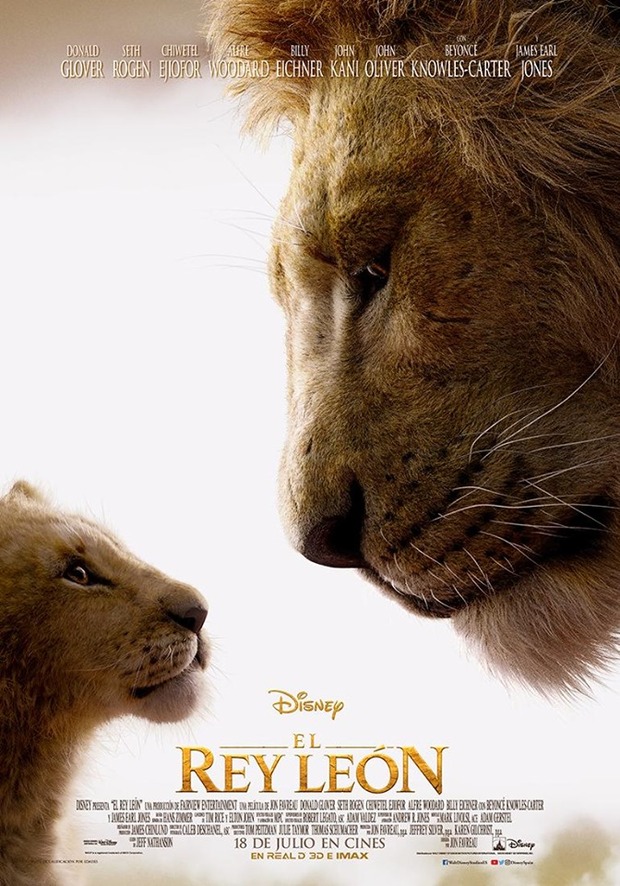 Nuevo poster de " El rey León".