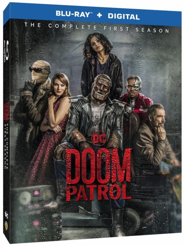 Portada Blu-Ray de Doom Patrol.
