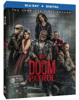 Portada Blu-Ray de Doom Patrol.