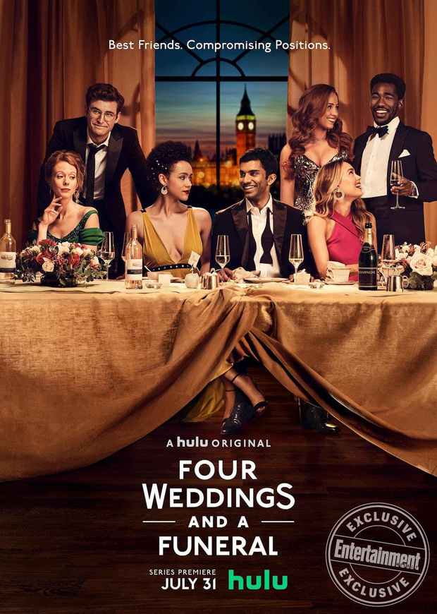 Poster y trailer de la serie "Cuatro bodas y un funeral".