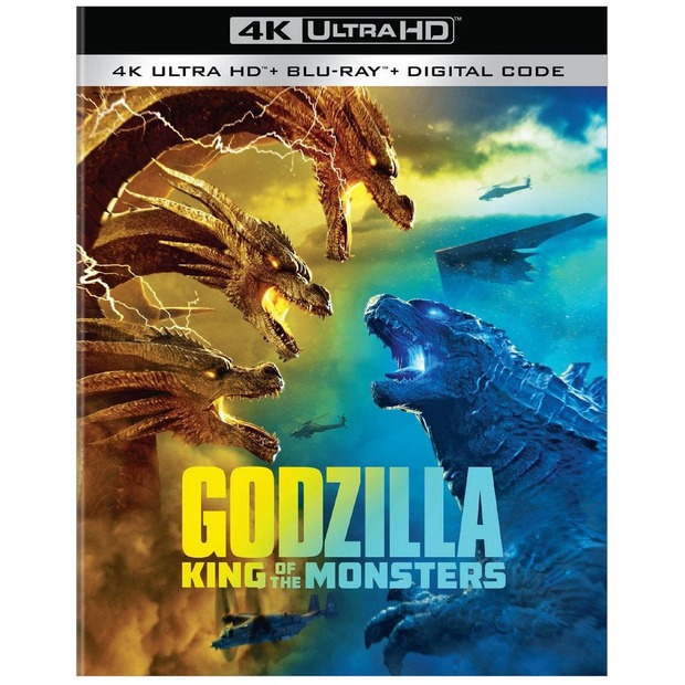 Portada 4k de Godzilla. King of the monsters.