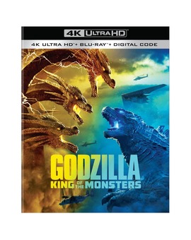 Portada 4k de Godzilla. King of the monsters.