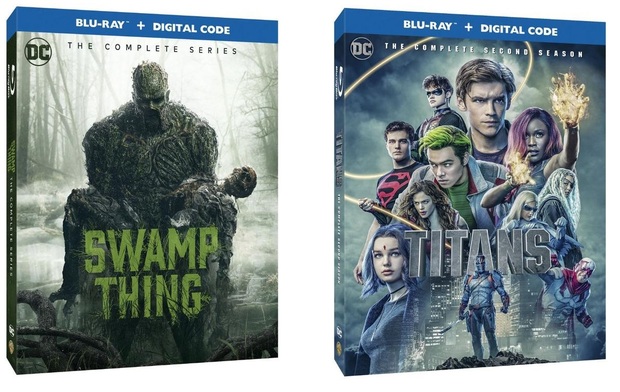 Portadas de Swamp Thing y Titans 2ºTemporada.