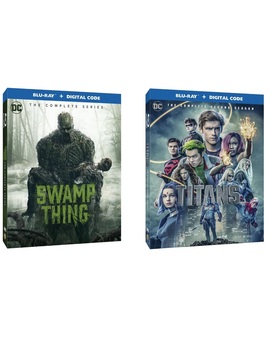 Portadas de Swamp Thing y Titans 2ºTemporada.