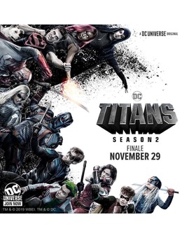 Poster final de temporada de "Titans".