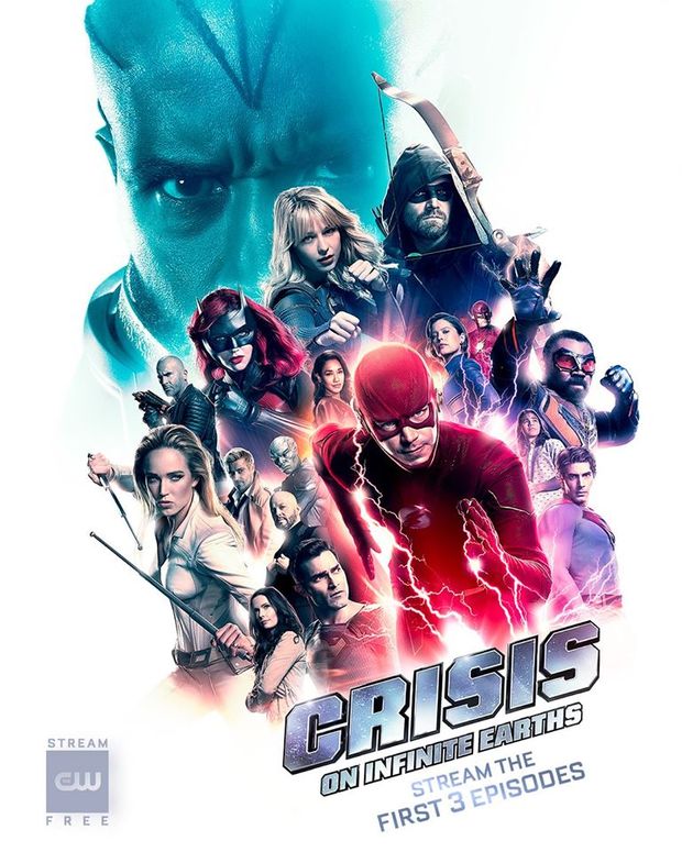 Poster de los 3 primeros capitulos de Crisis en Tierras Infinitas.