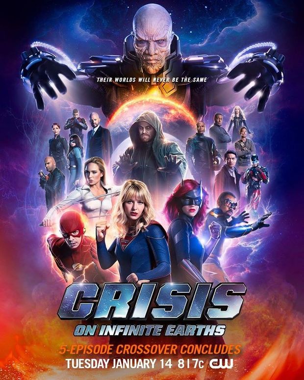 Poster del final de "Crisis en Tierras Infinitas"