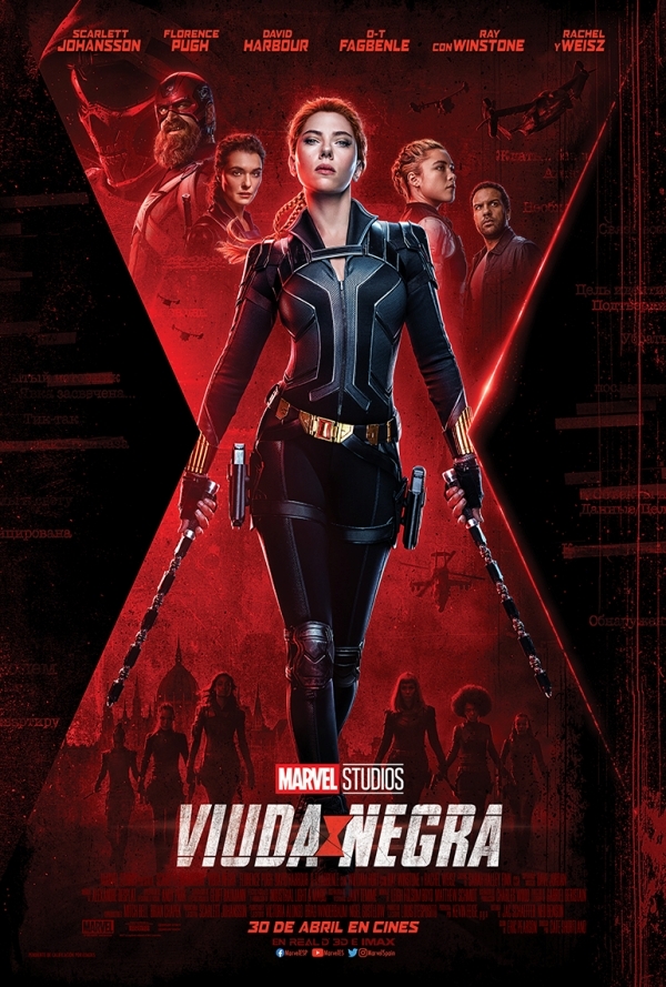 Poster oficial de "Viuda Negra".