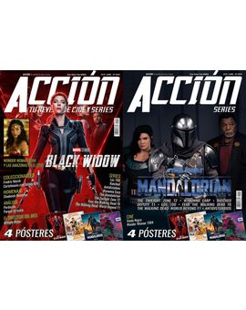 Portadas Octubre "Acción" 2 revistas en una.