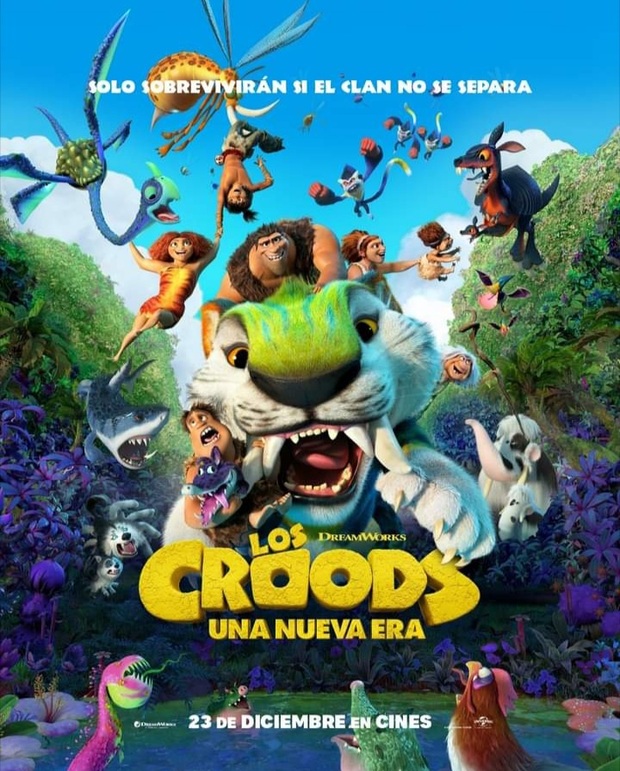 Los Croods 2 llegan a España el 23 de Diciembre.