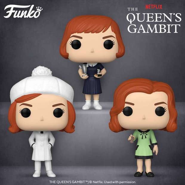 Primer vistazo a los Funko de " Gambito de Dama".