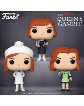 Primer vistazo a los Funko de " Gambito de Dama".