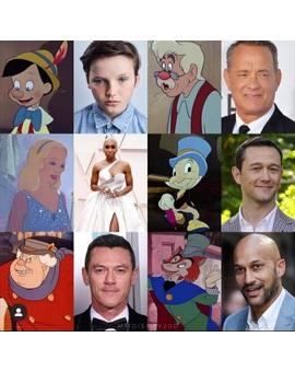 Casting del live action de Pinocho.