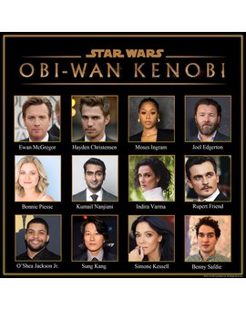 El cast al completo de Obi-Wan Kenobi.