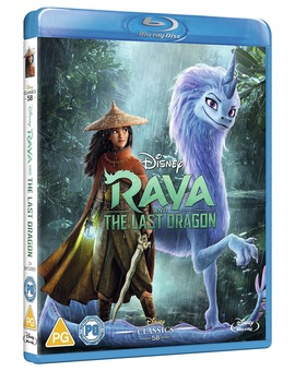 Portada y contraportada oficial de Raya y el último dragón.