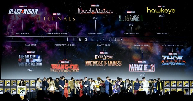 Fechas oficiales de la Fase 4 de Marvel y vistazo de Eternals.