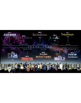 Fechas oficiales de la Fase 4 de Marvel y vistazo de Eternals.