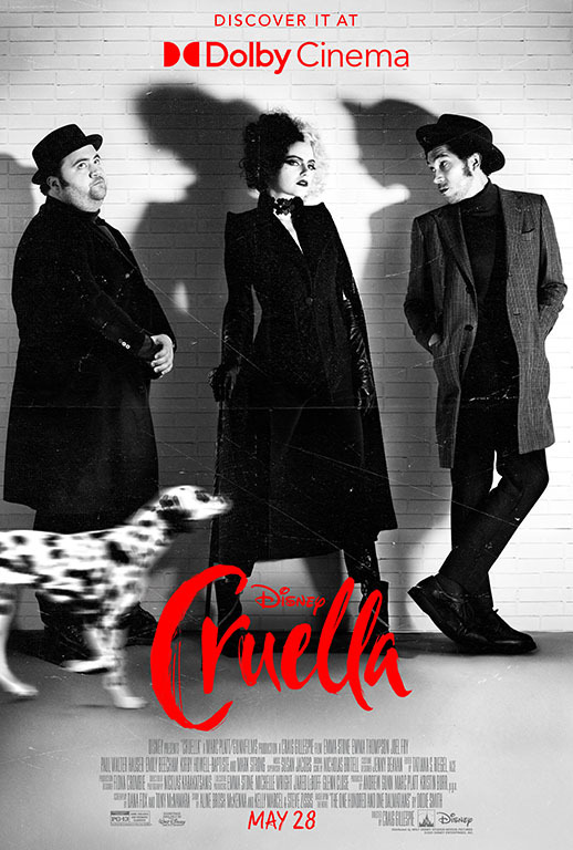 Poster dolby cinema de Cruella.