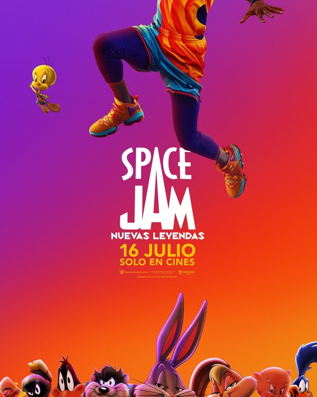 Nuevo poster de Space Jam. Nuevas Leyendas.
