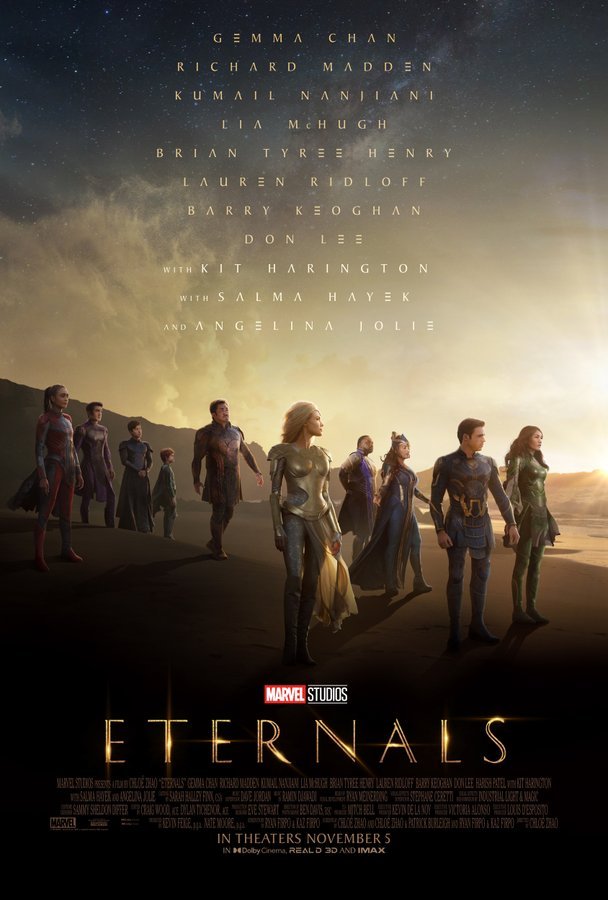 Nuevo poster y trailer de Eternals.