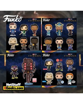 Vistazo oficial a los Funko POP de "Eternals".