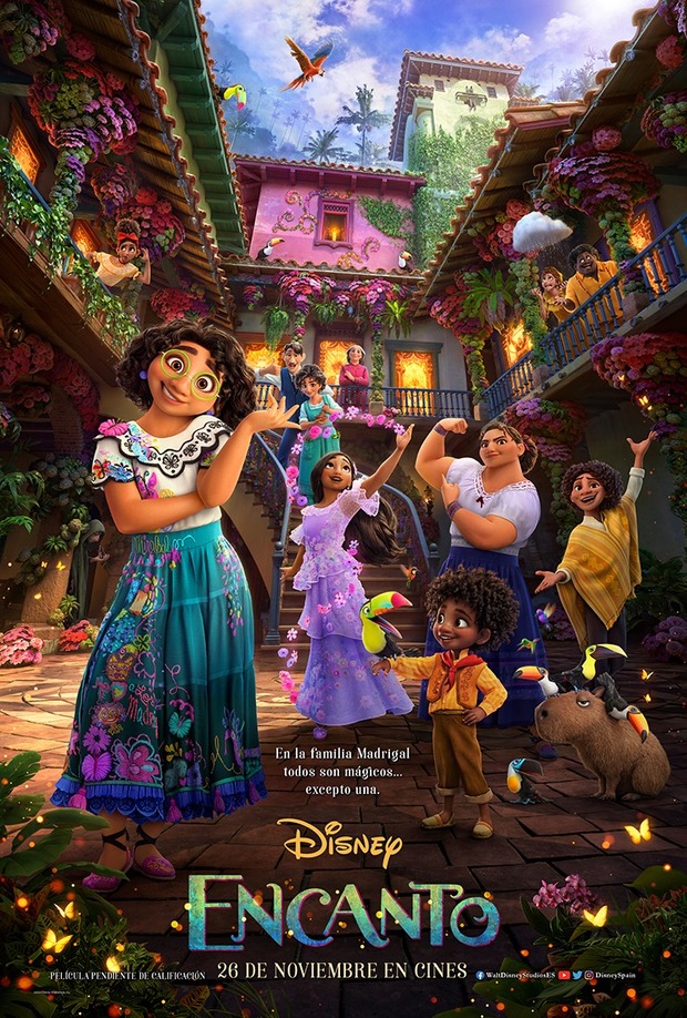 Poster oficial de Encanto, y nuevo trailer a las 15:00h de hoy.