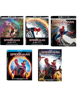Diseños oficiales de Spider-Man. No way Home