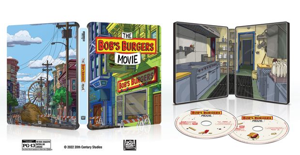 Steelbook de Bob´s Burguers. La Película".