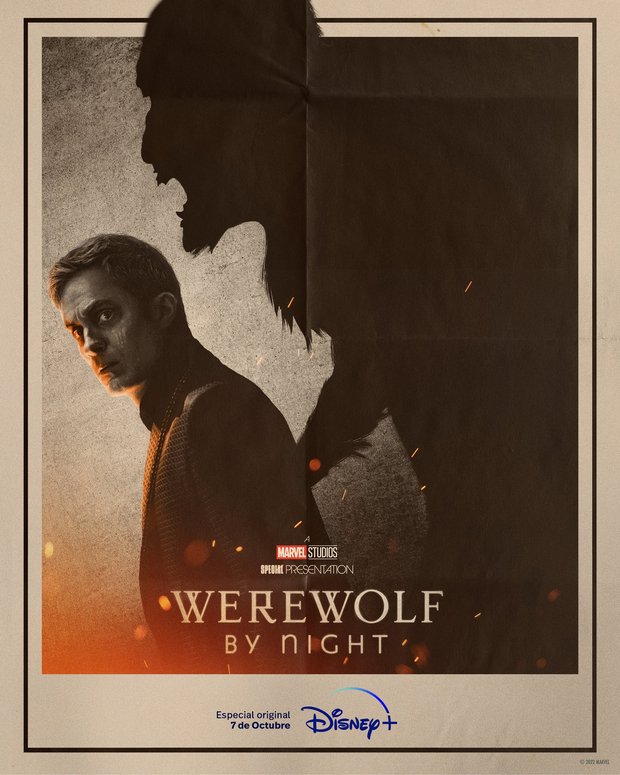 Poster y trailer de Werewolf by night. Estreno el 7 de Octubre.