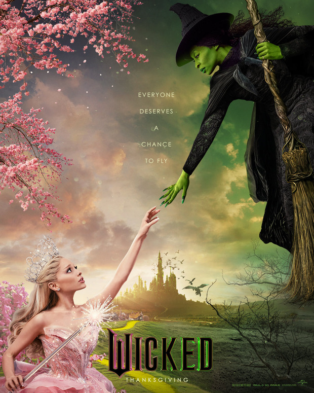 Nuevo poster de "Wicked". Mañana trailer.