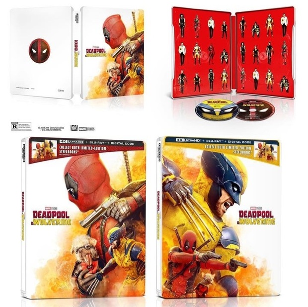 Tendremos dos steelbooks para "Deadpool y Lobezno".