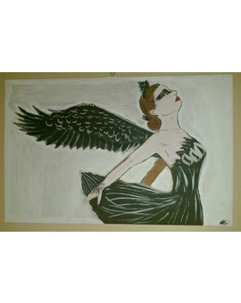 El Cisne Negro pintado por mi