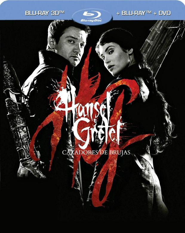 El Steelbook de Hansel y gretel: cazadores de brujas
