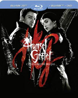 El Steelbook de Hansel y gretel: cazadores de brujas