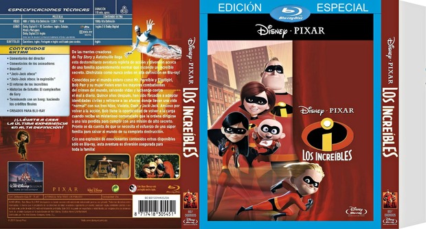 Slipcover de Los Increibles