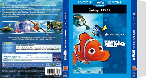 Slipcover de Buscando a Nemo