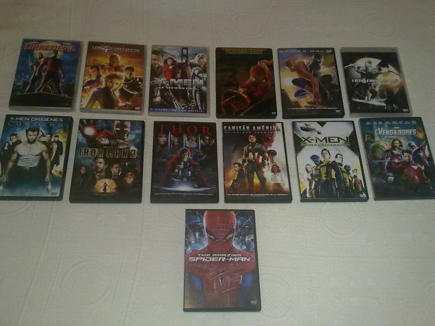 Mi colección MARVEL por el momento.