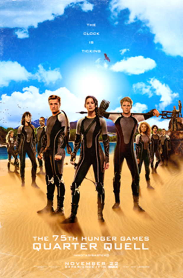 Un poster fan made de En Llamas