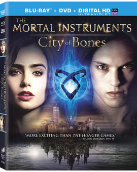 Cazadores de sombras ciudad de hueso blu-ray USA.