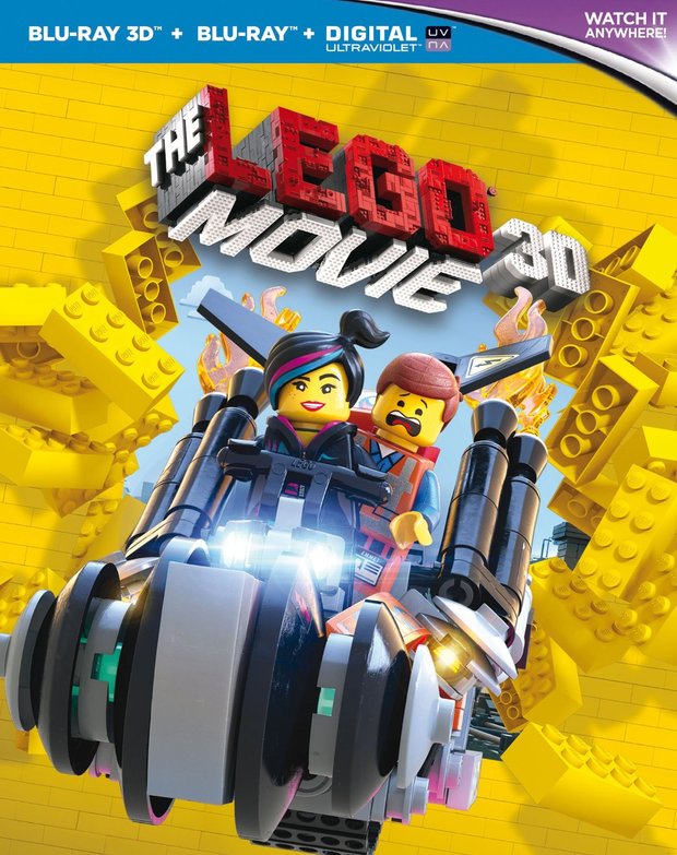 Portada BLU-RAY 3D La Lego Pelicula