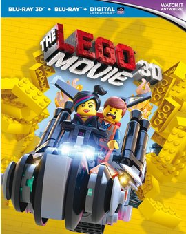 Portada BLU-RAY 3D La Lego Pelicula