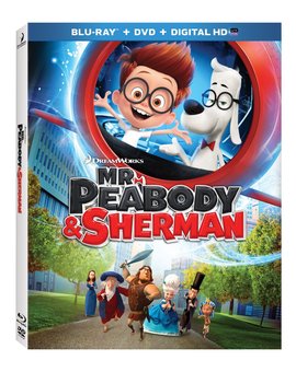 Blu-ray de "Las aventuras de Peabody y Sherman".