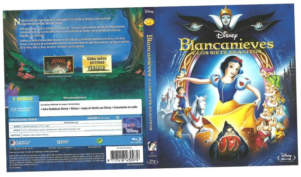 Caratula "Blancanieves y los siete enanitos".